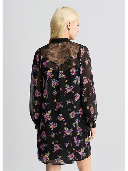 Abito in georgette floreale Liu Jo | WA5251T4050.M9473